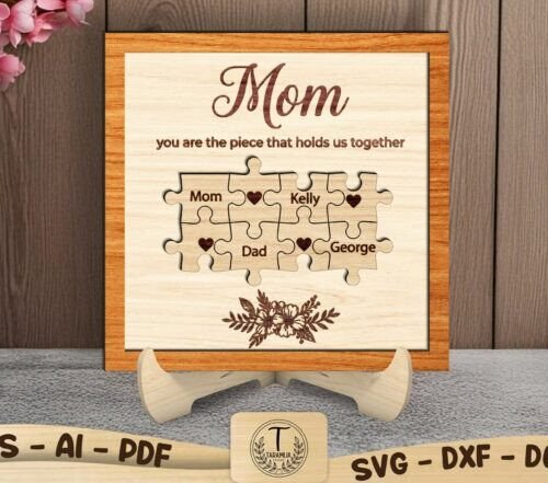 Family Puzzle Name Sign Laser 145039391 (1) Creativo Digital